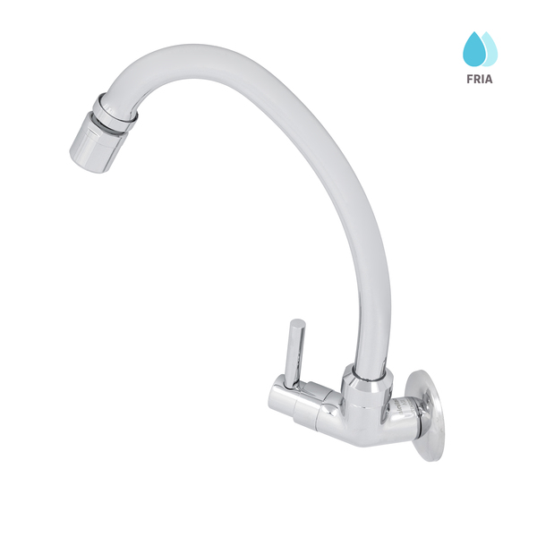 Torneira de Parede para Cozinha com Bica Alta Cromada Niterói Delinia (cópia) - Image 3